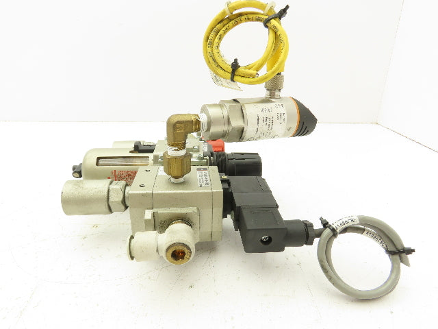 SMC Pneumatic Soft Startup Valve Pressure Sensor Regulator Assembly