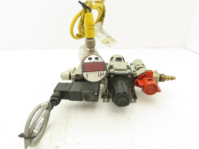 SMC Pneumatic Soft Startup Valve Pressure Sensor Regulator Assembly