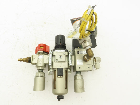 SMC Pneumatic Soft Startup Valve Pressure Sensor Regulator Assembly