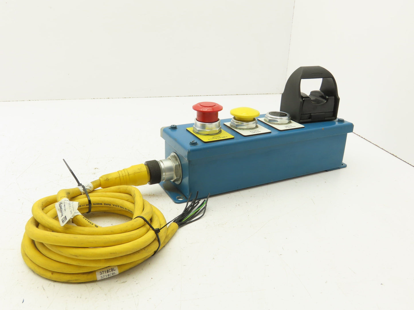 Saginaw SCE-4PB Push Button Electrical Enclosure 4 Station Control Banner E-Stop