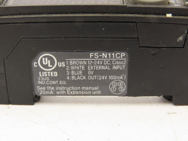 Keyence FS-N11CP Fiber Optic Sensor Amplifier