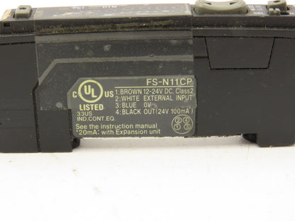 Keyence FS-N11CP Fiber Optic Sensor Amplifier