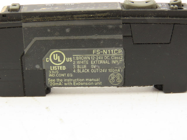 Keyence FS-N11CP Fiber Optic Sensor Amplifier