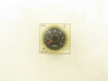 Fuji Electric MS4SF-CE1T Super Timer Relay Socket 0.6-12 Sec 24V