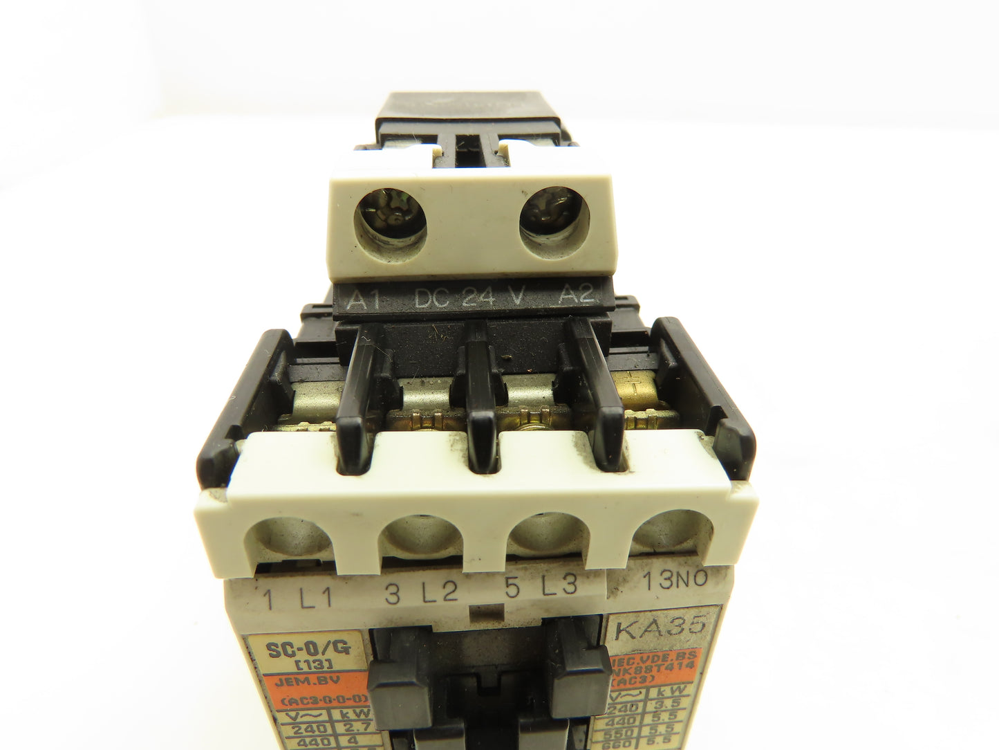 Fuji Electric SC-0/G Contactor 24V Coil 600V 5HP Lot of 5