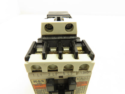 Fuji Electric SC-0/G Contactor 24V Coil 600V 5HP Lot of 5
