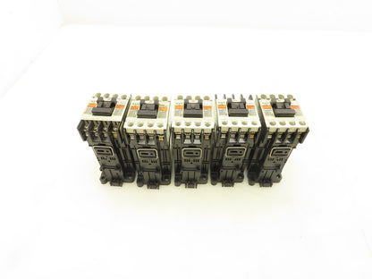 Fuji Electric SC-0/G Contactor 24V Coil 600V 5HP Lot of 5