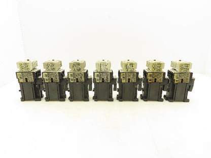 Fuji Electric SC-0/G Contactor Auxiliary Block 24V Coil 600V 5HP Lot of 7