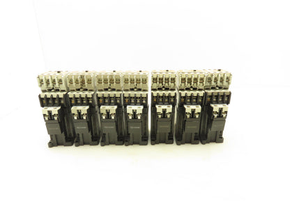 Fuji Electric SC-0/G Contactor Auxiliary Block 24V Coil 600V 5HP Lot of 7