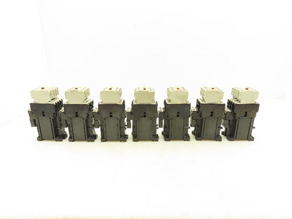 Fuji Electric SC-0/G Contactor Auxiliary Block 24V Coil 600V 5HP Lot of 7