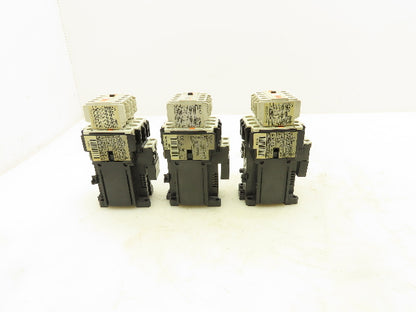 Fuji Electric SC-4-0/G Contactor Auxiliary Block 24V Coil 600V 20A Lot of 3
