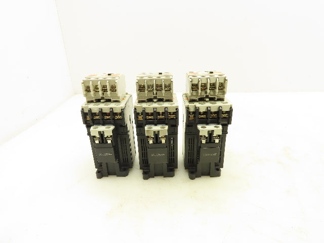 Fuji Electric SC-4-0/G Contactor Auxiliary Block 24V Coil 600V 20A Lot of 3