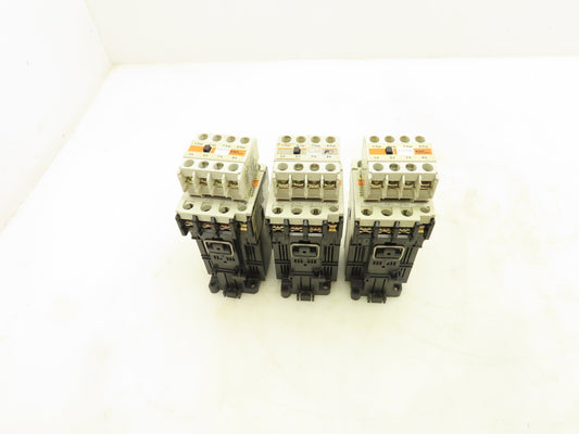 Fuji Electric SC-4-0/G Contactor Auxiliary Block 24V Coil 600V 20A Lot of 3