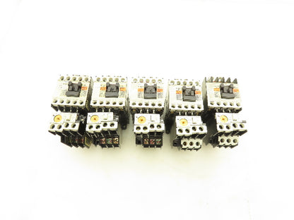Fuji Electric SC-05/G Contactor Overload Relay TR-0N/3 24V Coil 600V Lot of 5