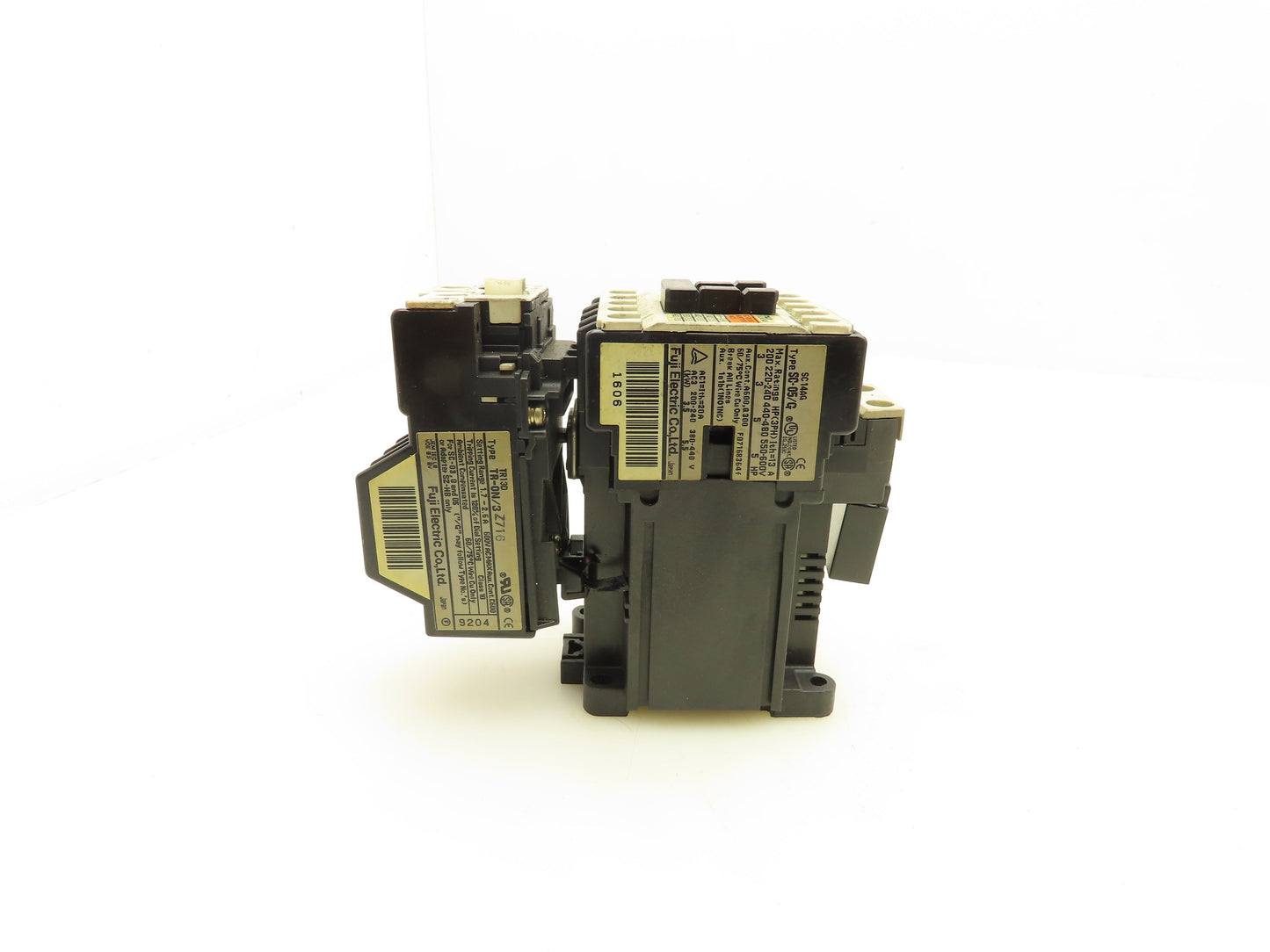 Fuji Electric SC-05/G Contactor Overload Relay TR-0N/3 24V Coil 600V Lot of 5