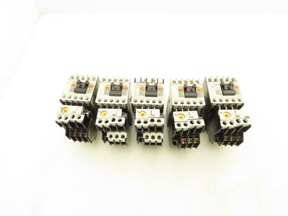 Fuji Electric SC-05/G Contactor Overload Relay TR-0N/3 24V Coil 600V Lot of 5