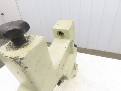 Steel Lathe Steady Rest 20" Swing 8" Max OD Roller Bearing 3 Point Cast Iron
