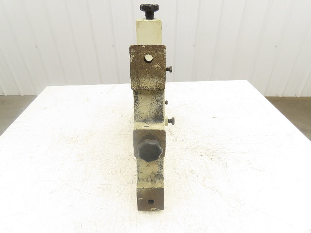 Steel Lathe Steady Rest 20" Swing 8" Max OD Roller Bearing 3 Point Cast Iron