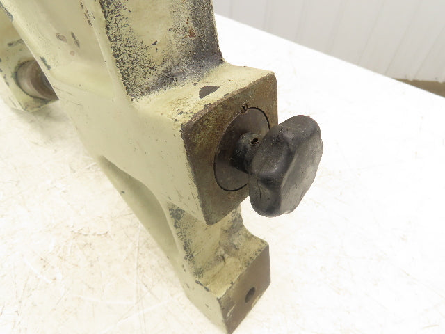 Steel Lathe Steady Rest 20" Swing 8" Max OD Roller Bearing 3 Point Cast Iron