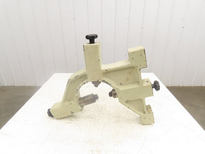 Steel Lathe Steady Rest 20" Swing 8" Max OD Roller Bearing 3 Point Cast Iron