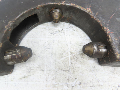 Steel Lathe Steady Rest 20" Swing 7" Max OD Roller Bearing 3 Point *Broken Knob