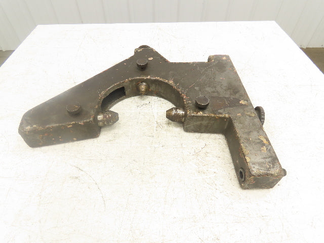 Steel Lathe Steady Rest 20" Swing 7" Max OD Roller Bearing 3 Point *Broken Knob