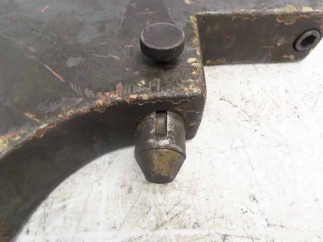 Steel Lathe Steady Rest 20" Swing 7" Max OD Roller Bearing 3 Point *Broken Knob