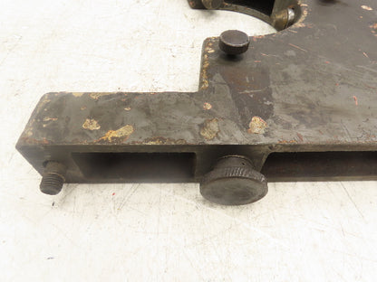Steel Lathe Steady Rest 20" Swing 7" Max OD Roller Bearing 3 Point *Broken Knob