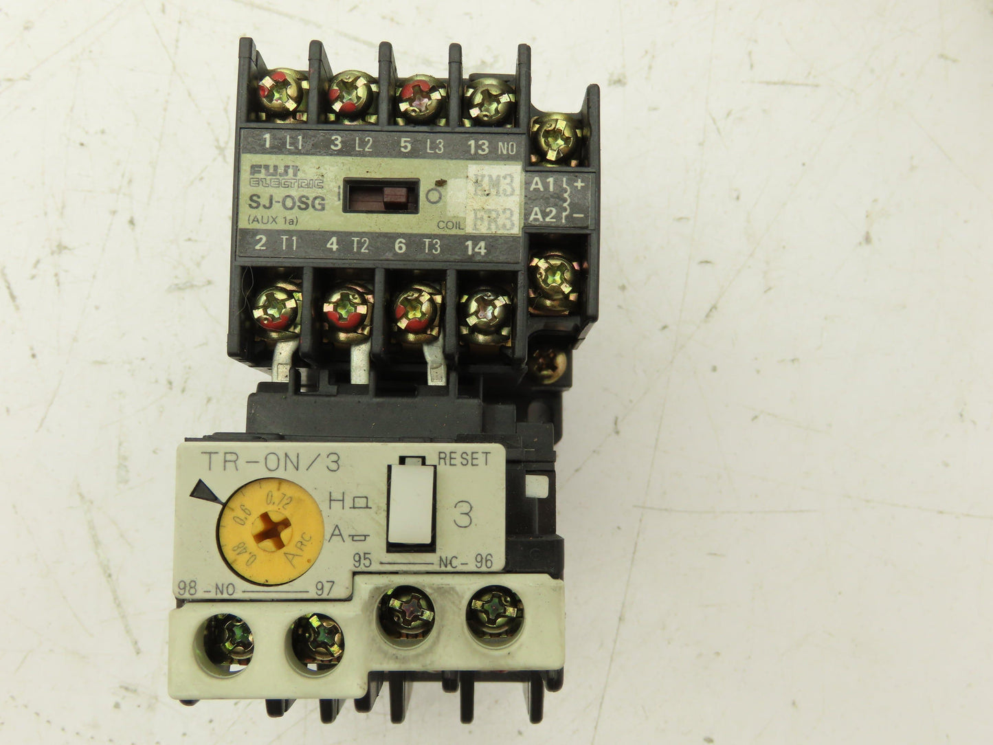 Fuji Electric SJ-OSG Contactor Overload Relay 15A 240-440V Lot of 4