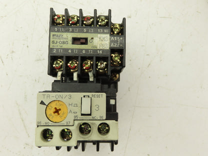 Fuji Electric SJ-OSG Contactor Overload Relay 15A 240-440V Lot of 4