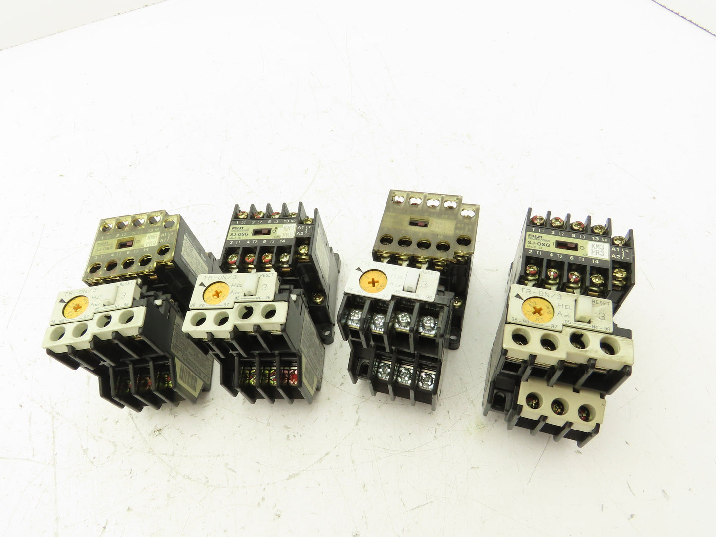 Fuji Electric SJ-OSG Contactor Overload Relay 15A 240-440V Lot of 4