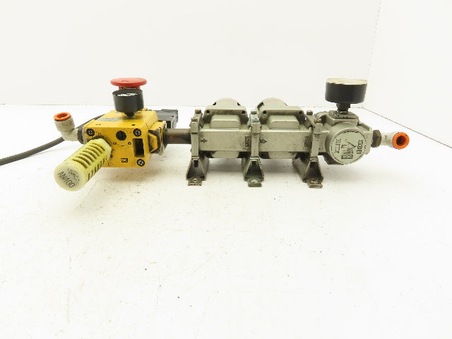 SMC AVL4000-N04P-5DZ Pneumatic Soft Start Lockout Valve w/Filter Regulator 1/2"