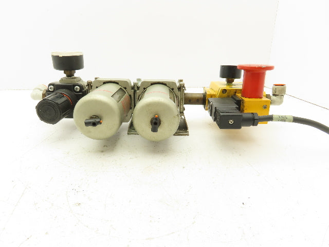 SMC AVL4000-N04P-5DZ Pneumatic Soft Start Lockout Valve w/Filter Regulator 1/2"