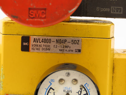 SMC AVL4000-N04P-5DZ Pneumatic Soft Start Lockout Valve w/Filter Regulator 1/2"