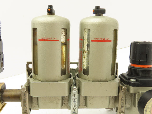 SMC AVL4000-N04P-5DZ Pneumatic Soft Start Lockout Valve w/Filter Regulator 1/2"