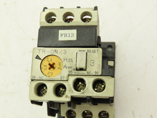 Fuji Electric TR-0N/3 Overload Relay 1.4-2.2A 600V Lot of 6