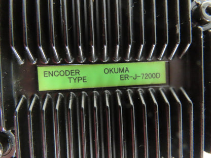 Okuma BL-MC100J-20T AC Servo Motor 2kW 2000 RPM 133V 3PH Encoder ER-J-7200D