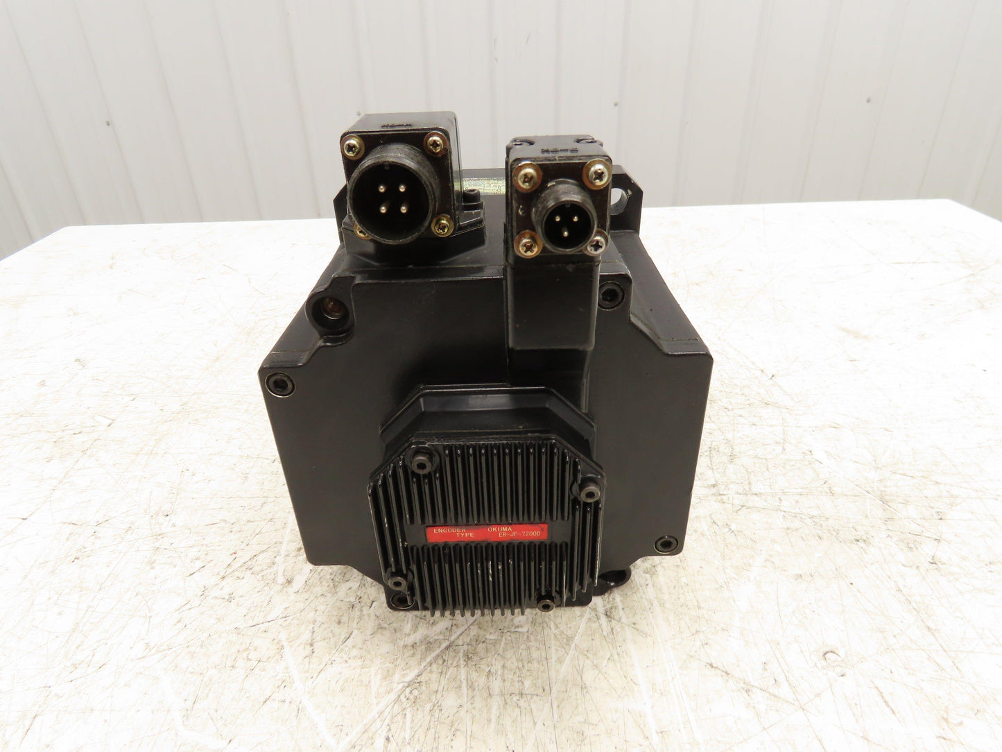 Okuma BL-MC100J-20T AC Servo Motor 2kW 2000 RPM 133V 3PH Encoder ER-JF-7200D