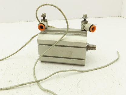 SMC NCDQ8A200-200CM-M9BZ Compact Air Cylinder 2" Bore 2" Stroke Double Acting