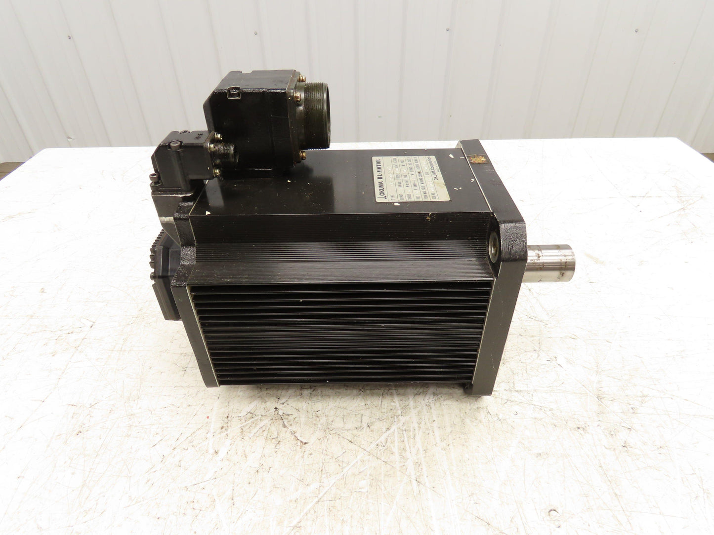 Okuma BL-MP300J-30S AC Servo Motor 5.1kW 3000 RPM 120V 3PH Encoder ER-J-7200D