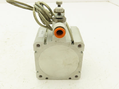 SMC NCDQ8A250-025M Compact Air Cylinder 2.5" Bore 1/4" Stroke Double Acting