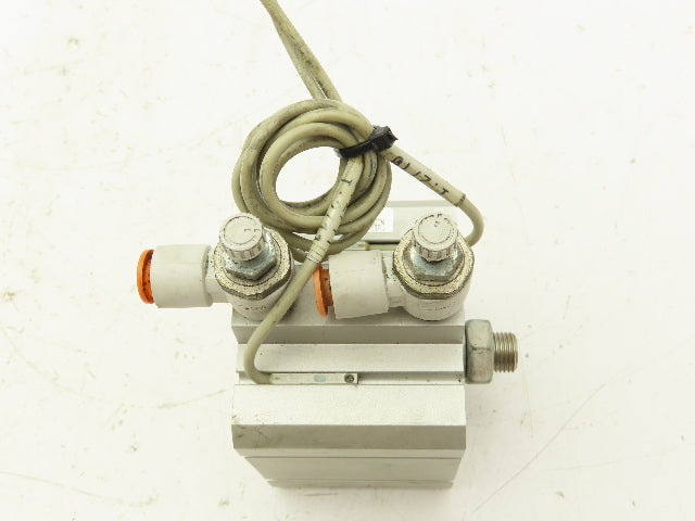 SMC NCDQ8A250-025M Compact Air Cylinder 2.5" Bore 1/4" Stroke Double Acting
