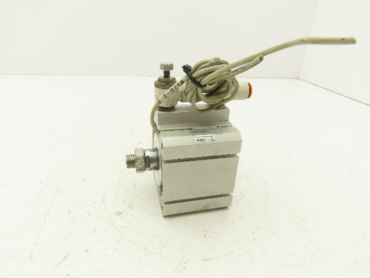SMC NCDQ8A250-025M Compact Air Cylinder 2.5" Bore 1/4" Stroke Double Acting