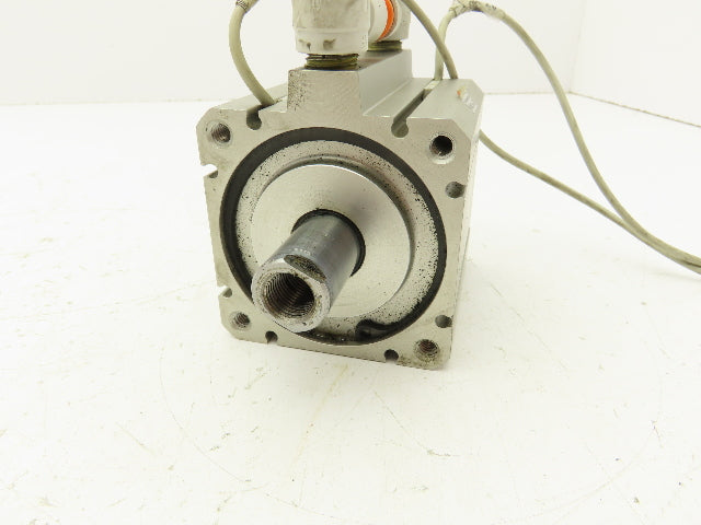 SMC NCDQ8A250-100 Compact Air Cylinder 2.5" Bore 1" Stroke Double Acting