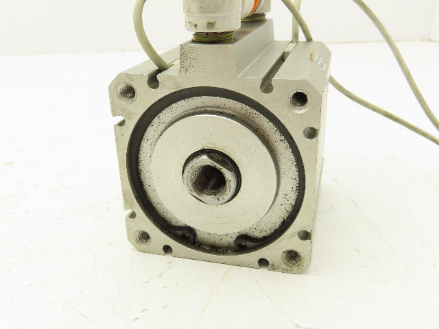 SMC NCDQ8A250-100 Compact Air Cylinder 2.5" Bore 1" Stroke Double Acting