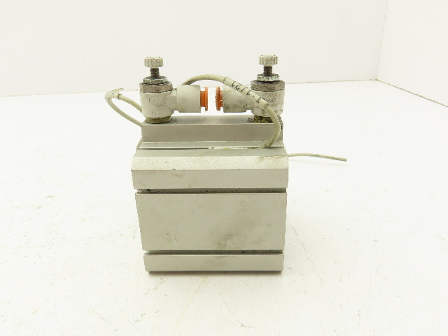 SMC NCDQ8A250-100 Compact Air Cylinder 2.5" Bore 1" Stroke Double Acting
