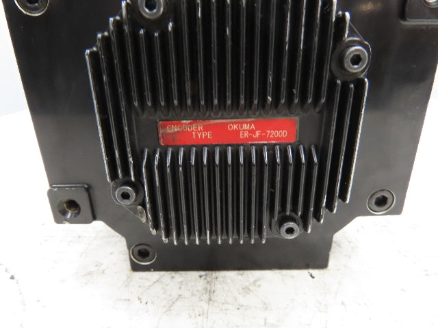 Okuma BL-MP300J-30S AC Servo Motor 5.1kW 3000 RPM 120V 3PH Encoder ER-JF-7200D