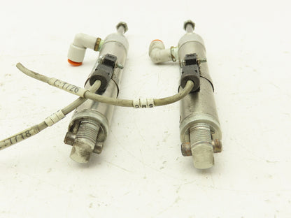 SMC NCDMC075-0200T Air Cylinder 2" Stroke Single Acting Spring Return  Lot of 2
