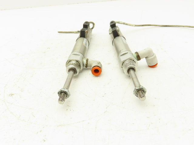 SMC NCDMC075-0200T Air Cylinder 2" Stroke Single Acting Spring Return  Lot of 2
