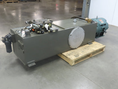 Rexroth AA10VS0140DFR1 Hydraulic Power Unit 60Hp 120 Gallon 230/460V 3Ph Pump